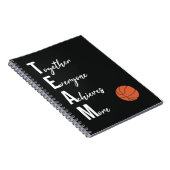 Basketball Team Gifts Player Senior Night Sports ノートブック (右側)