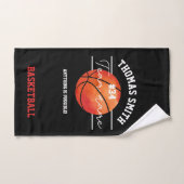 Basketball Team Hand Towel –Custom Player or Coach ハンドタオル (ハンドタオル)