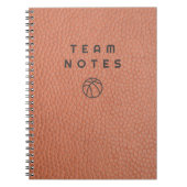 Basketball Team Notes  ノートブック (正面)
