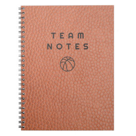 Basketball Team Notes  ノートブック