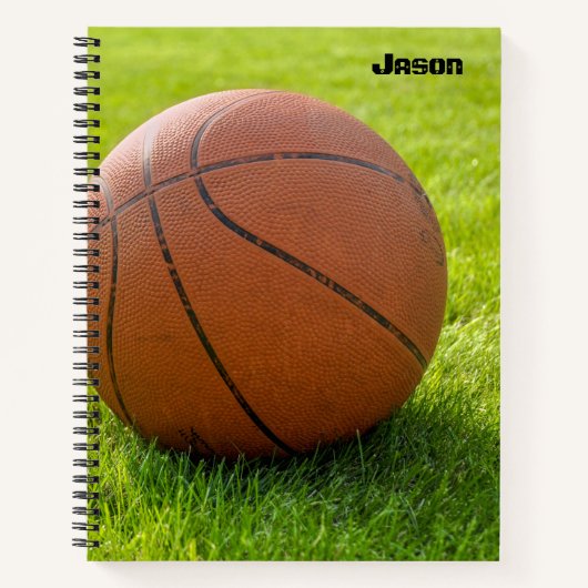 Basketball Themed Notebook ノートブック (正面)