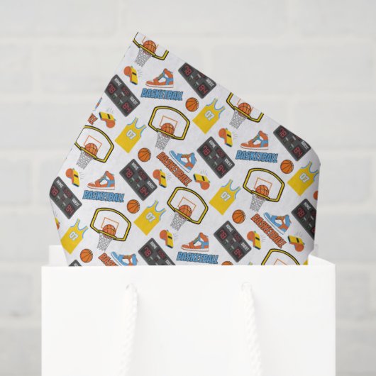 Basketball Tissue Paper 薄葉紙 (ギフトバッグ)