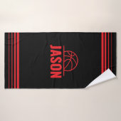 Basketball Towel – Shoot. Score. Repeat. | Sports  バスタオル (バスタオル)
