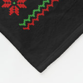 Basketball Ugly Christmas Sweater Srts Player Ligh フリースブランケット (角)