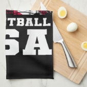 Basketball USA Team T-shirt USA Flag Dr. キッチンタオル (四つ折り)