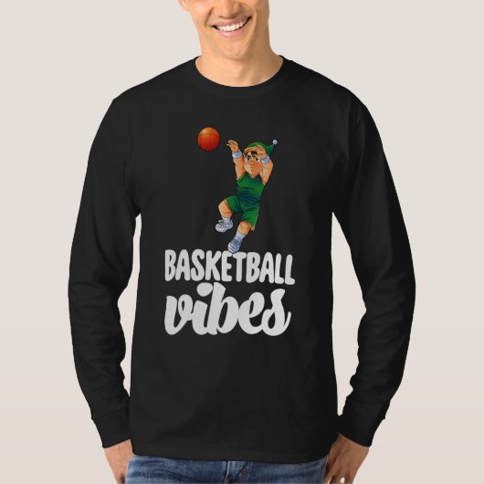 Basketball Vibes Gnome Basketball Game Celebratio Tシャツ (正面)
