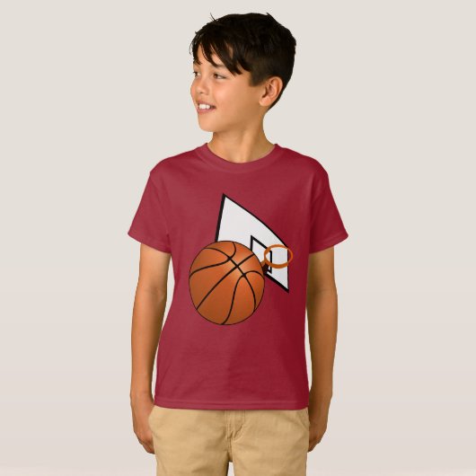 Basketball with Hoop Tシャツ (正面フル)