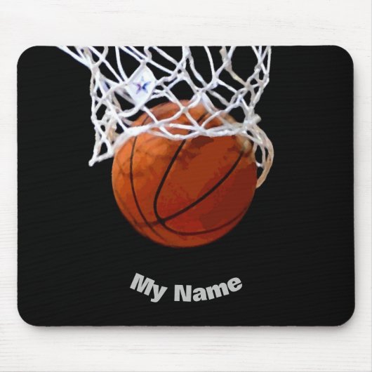 Basketball Your Name マウスパッド (正面)