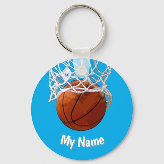 Basketball Your Name Custom キーホルダー (正面)