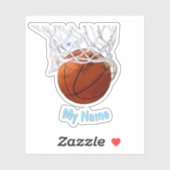 Basketball Your Name Custom シール (シート)