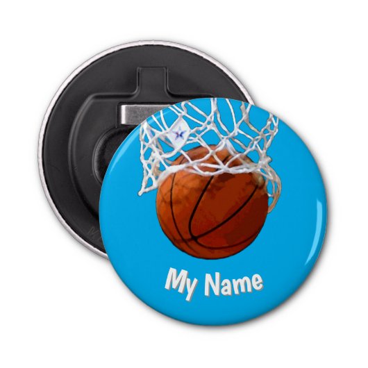 Basketball Your Name Custom 栓抜き (正面)