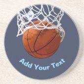 Basketball Your Name Text Message Slogan Custom コースター (正面)