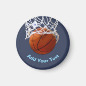 Basketball Your Name Text Message Slogan Custom マグネット (正面)