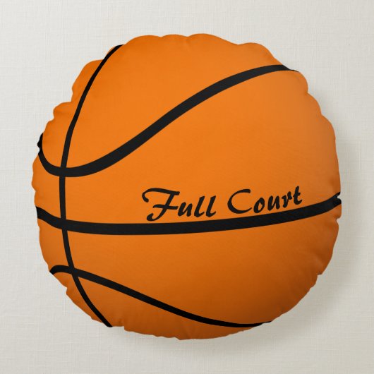 Basketballlの円形のベッドの装飾用クッションの男の子の部屋 ラウンドクッション (正面)