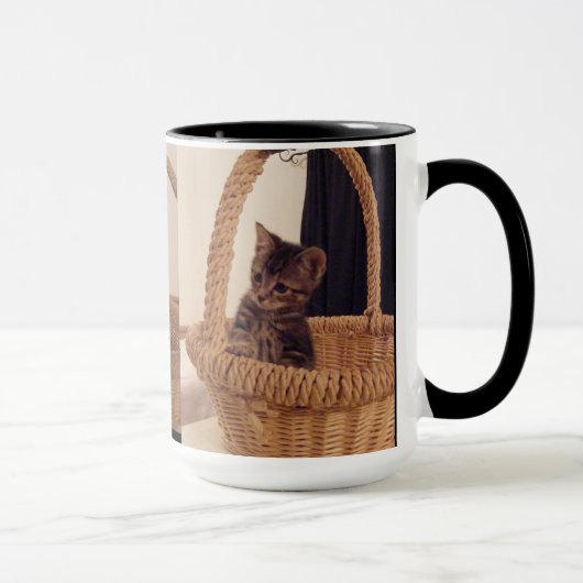 Basketeerの子ネコのマグ マグカップ (右)