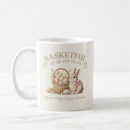 Basketful of Joy Easter Bunny with Eggs – Vintage  コーヒーマグカップ