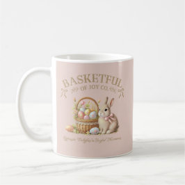 Basketful of Joy Easter Bunny with Eggs – Vintage  コーヒーマグカップ