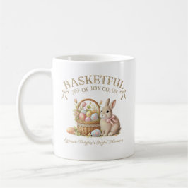 Basketful of Joy Easter Bunny with Eggs – Vintage  コーヒーマグカップ