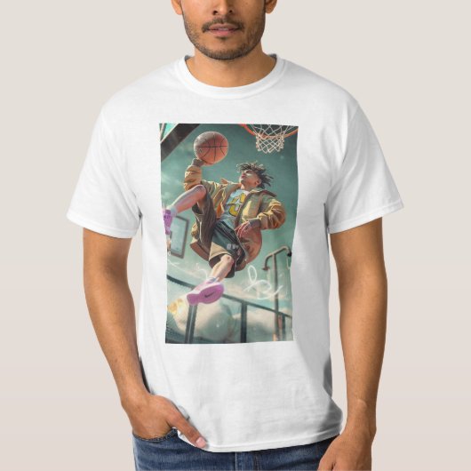 BASKET'S AURA Tシャツ (正面)