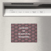 Baskets Of Beautiful Blossoms マグネット (インサイチュ (食洗機))