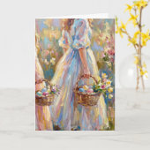 Baskets of Joy Easter Card カード (黄色い花)