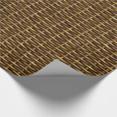 Basketweaveの質上のそしての下のクラシック ラッピングペーパー (角)