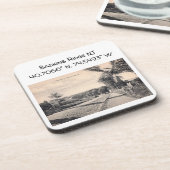 Basking Ridge NJ Map Coordinate 1906ヴィンテージスタイル コースター (左側)