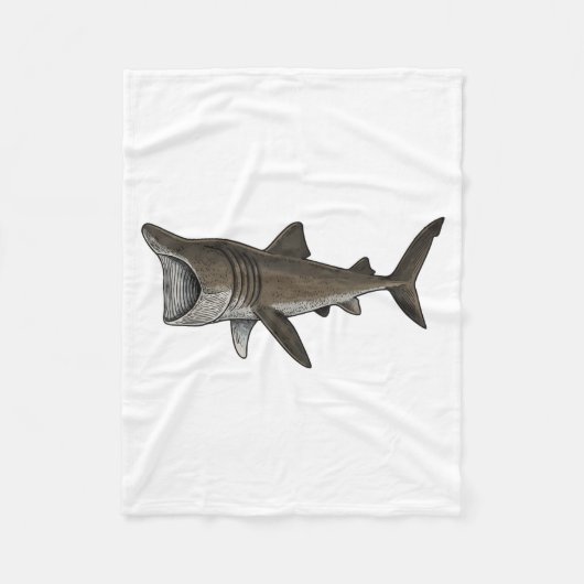 Basking Shark フリースブランケット (正面)