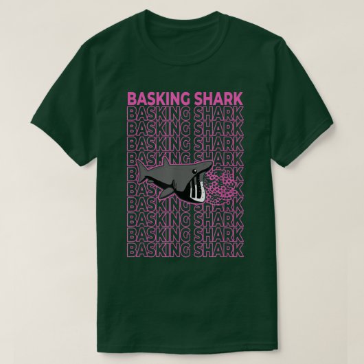 Basking Shark Pastel Aesthetic  Tシャツ (デザイン正面)