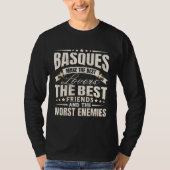 Basque Best Basques Men & Women Tシャツ (正面)