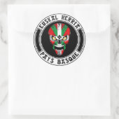 Basque skull ラウンドシール (バッグ)