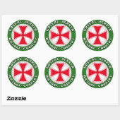 basque sticker ラウンドシール (シート)