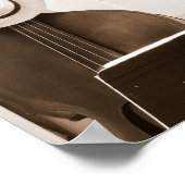 BassとHatがミュージシャンを待機 ポスター (角)