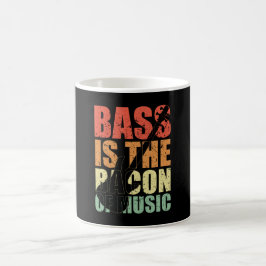 BASSはMUSIC BASS PLAYERのベーコン コーヒーマグカップ