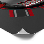 BASSダッステップエレクトロインダストリアルパンクを罰する ポスター (角)