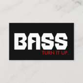 BASS :アップ。 名刺 (正面)