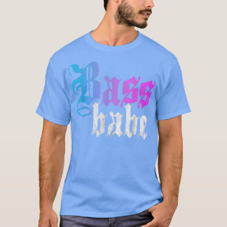 Bass Babe - Rave EDMミュージックフェスティバルWoman Concerti Tシャツ