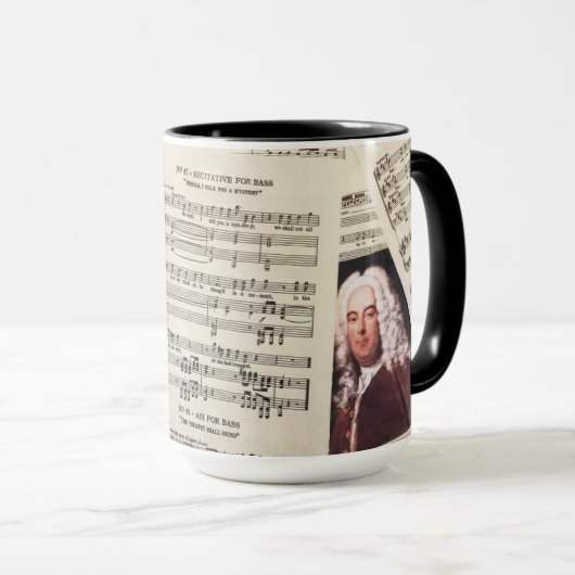 BASS & BARITONEのHandel's MESSIAH mug マグカップ (正面右)