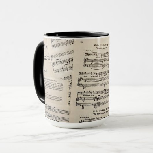 BASS & BARITONEのHandel's MESSIAH mug マグカップ (正面左)