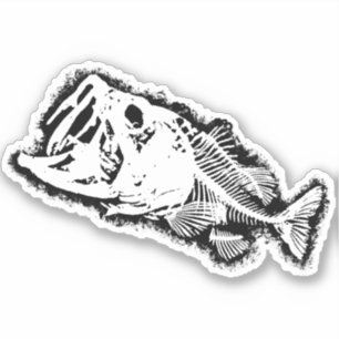 BASS & BONESホワイト シール