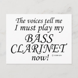 Bass Clarinetの声が必要遊と ポストカード