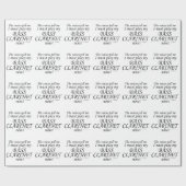 Bass Clarinetの声が必要遊と ラッピングペーパー (フラット)