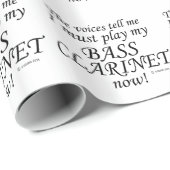 Bass Clarinetの声が必要遊と ラッピングペーパー (ロールコーナー)