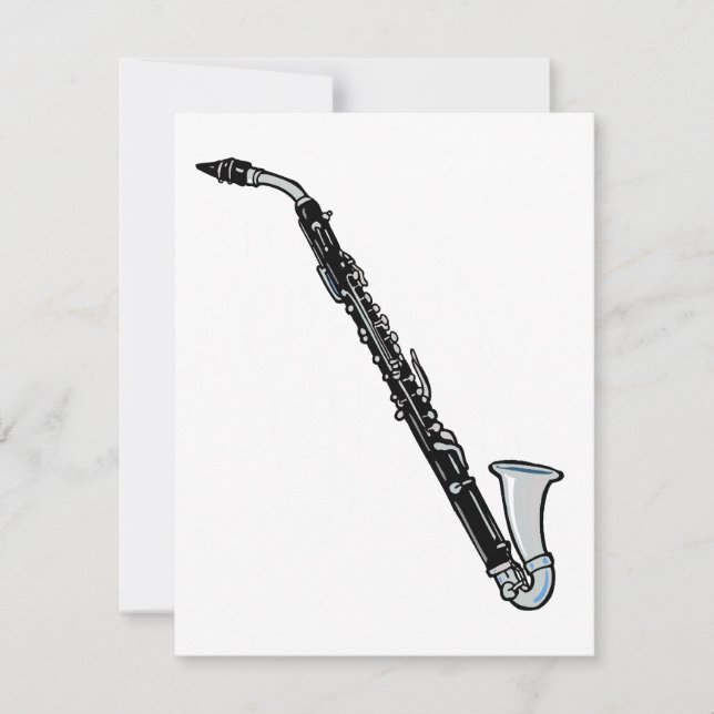 Bass Clarinetグラフィック、Just the Clarinet (正面)