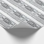 Bass Clarinetライセンス ラッピングペーパー (角)