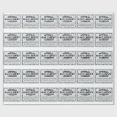 Bass Clarinetライセンス ラッピングペーパー (フラット)