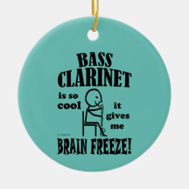 Bass Clarinet、Brain Freeze Ceramicオーナメント セラミックオーナメント