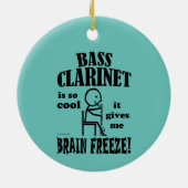 Bass Clarinet、Brain Freeze Ceramicオーナメント セラミックオーナメント (裏面)