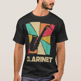 Bass Clarinet Clarinetist Clarinet Player Silhouet Tシャツ