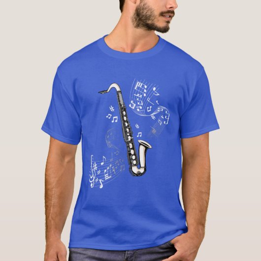 Bass Clarinet Player Orchestra Band Bass Clarinet Tシャツ (正面)